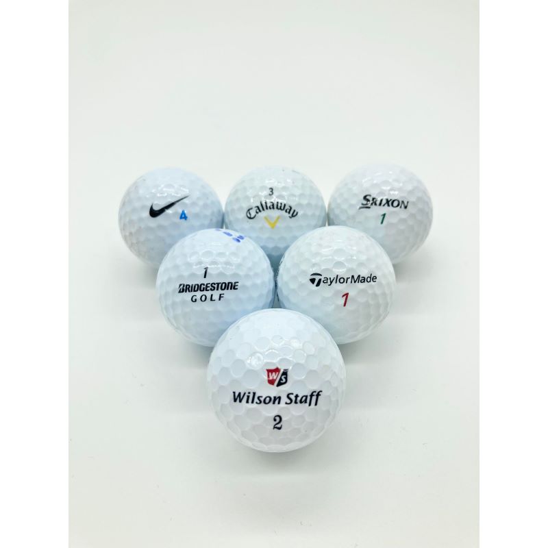 Begagnade golfbollar mix