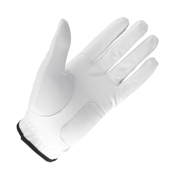 Golfhandske med förstärkt handflata som ger lång hållbarhet och ett bättre grepp 