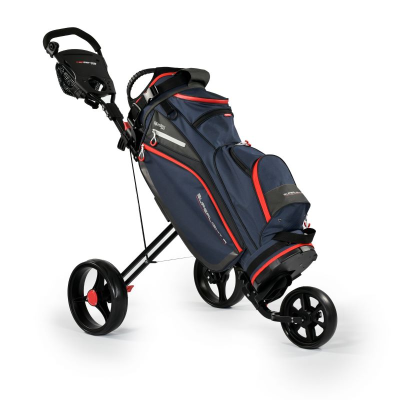 Blå vagnbag för golf